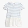 Vestido de rayas para bebés