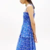 Vestido largo de gasa con volantes de Tommy Jeans Vestido largo de gasa con volantes de Tommy Jeans
