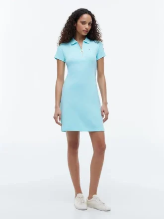 Vestido polo con cremallera