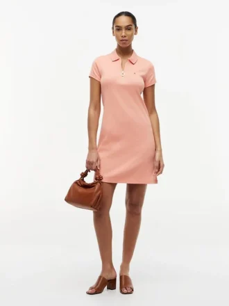 Vestido polo con cremallera