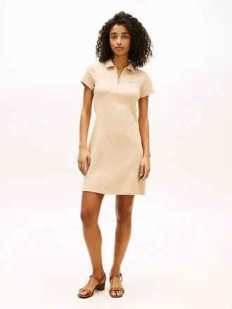 Vestido polo con cremallera