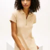 Vestido polo con cremallera