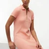 Vestido polo con cremallera