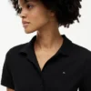 Vestido polo de algodón elástico de corte clásico