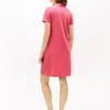 Vestido polo de algodón elástico de corte clásico Vestido polo de algodón elástico de corte clásico