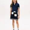 Vestido polo de rayas para niña