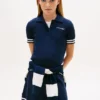 Vestido polo de rayas para niña