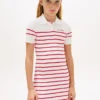Vestido polo de rayas para niña