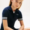 Vestido polo de rayas para niña