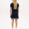 Vestido polo de rayas para niña