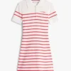 Vestido polo de rayas para niña