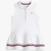 Vestido polo elástico sin mangas para bebés