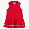 Vestido polo elástico sin mangas para bebés