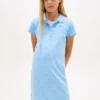 Vestido polo infantil con estampado floral integral