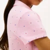 Vestido polo infantil con estampado floral integral