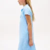 Vestido polo infantil con estampado floral integral