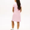 Vestido polo infantil con estampado floral integral