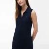 Vestido polo midi sin mangas de piqué Vestido polo midi sin mangas de piqué