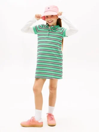 Vestido polo para niña