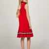Vestido polo sin mangas con pliegues para niña