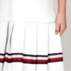 Vestido polo sin mangas con pliegues para niña