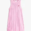 Vestido sin mangas de ganchillo para niña