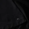Vestido sin mangas de mezcla de tejidos con botones dorados
