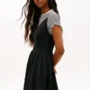 Vestido skater de mezcla de lino de Tommy Jeans Vestido skater de mezcla de lino de Tommy Jeans