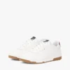Zapatillas bajas de mezcla de piel