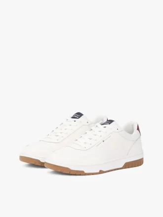 Zapatillas bajas de mezcla de piel Zapatillas bajas de mezcla de piel