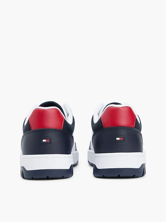 Zapatillas bajas de mezcla de piel Zapatillas bajas de mezcla de piel
