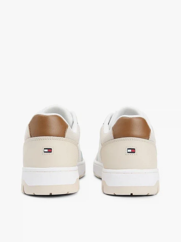 Zapatillas bajas de mezcla de piel Zapatillas bajas de mezcla de piel