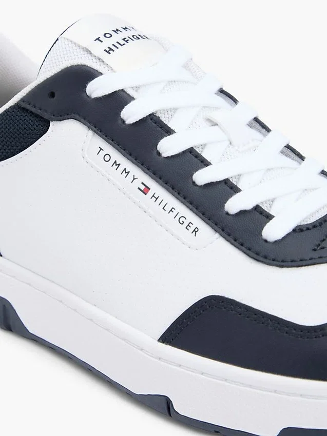 Zapatillas bajas de mezcla de piel Zapatillas bajas de mezcla de piel