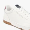 Zapatillas bajas de mezcla de piel