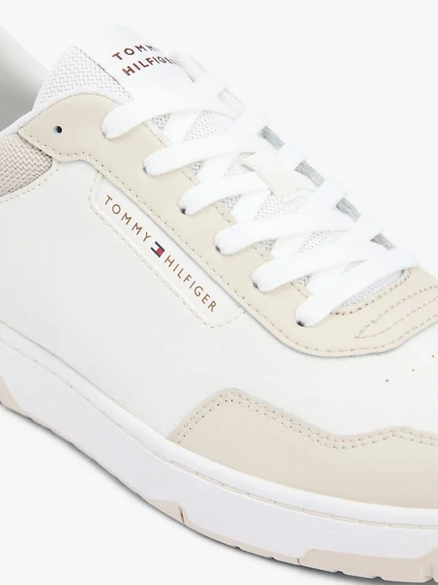 Zapatillas bajas de mezcla de piel Zapatillas bajas de mezcla de piel