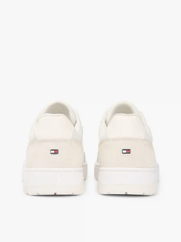 Zapatillas bajas de mezcla de piel y ante Zapatillas bajas de mezcla de piel y ante
