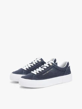 Zapatillas con plataforma de lona