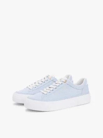 Zapatillas con plataforma de lona