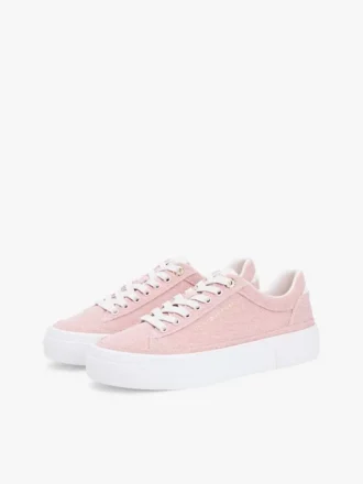 Zapatillas con plataforma de lona