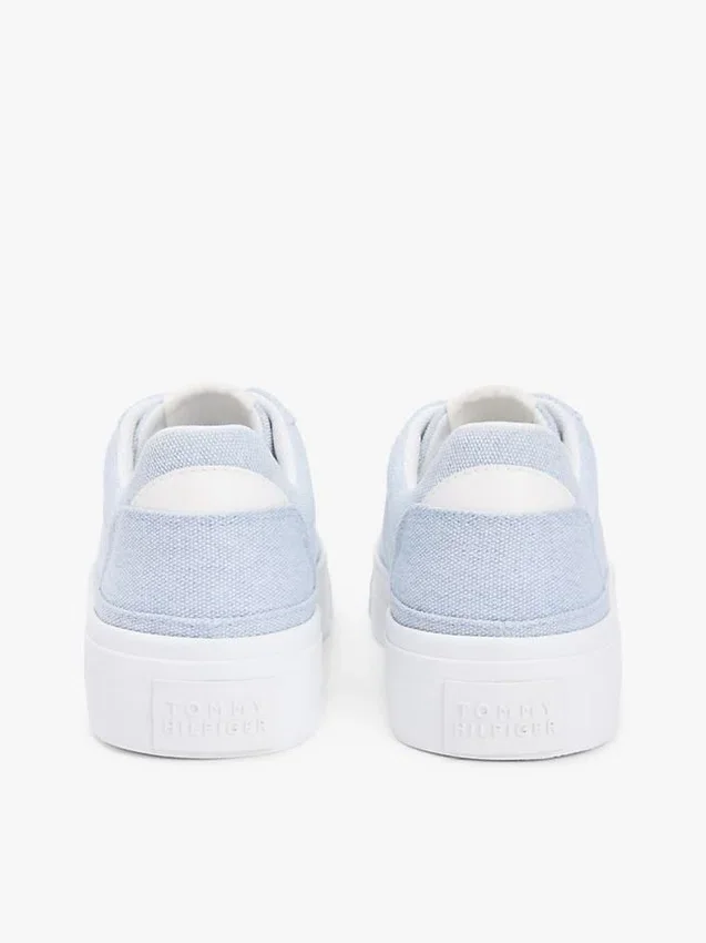 Zapatillas con plataforma de lona Zapatillas con plataforma de lona