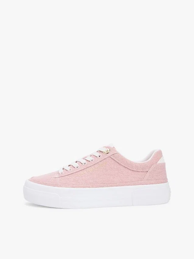 Zapatillas con plataforma de lona Zapatillas con plataforma de lona