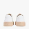 Zapatillas con plataforma de lona de texturas mixtas Zapatillas con plataforma de lona de texturas mixtas