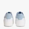 Zapatillas con plataforma de mezcla de piel Zapatillas con plataforma de mezcla de piel