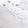 Zapatillas con plataforma de mezcla de piel Zapatillas con plataforma de mezcla de piel