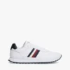 Zapatillas con rayas distintivas y mezcla de piel Zapatillas con rayas distintivas y mezcla de piel