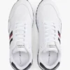 Zapatillas con rayas distintivas y mezcla de piel Zapatillas con rayas distintivas y mezcla de piel