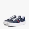 Zapatillas con suela de copa y franja