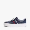 Zapatillas con suela de copa y franja