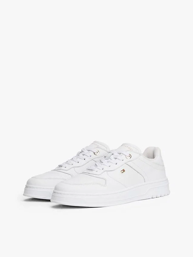 Zapatillas con suela de goma de piel lisa Zapatillas con suela de goma de piel lisa