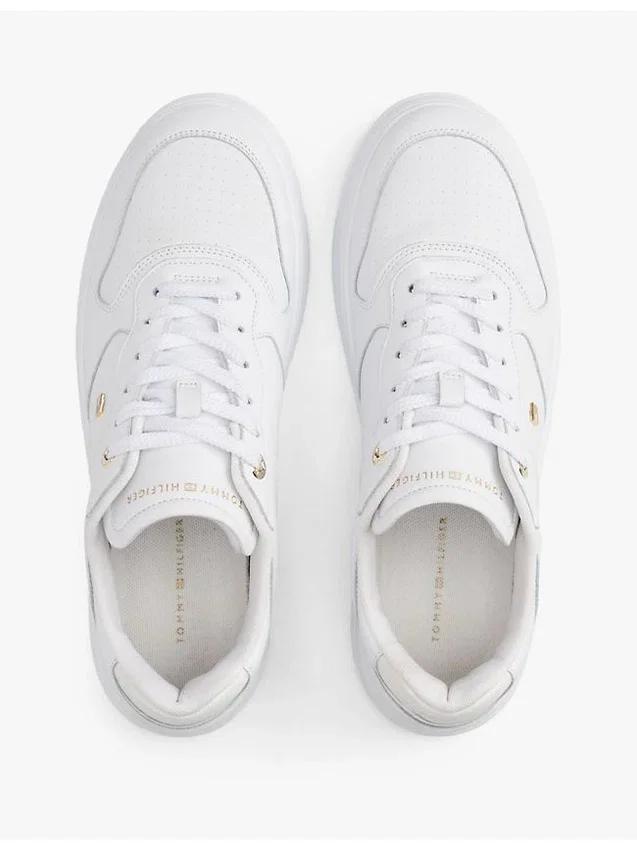 Zapatillas con suela de goma de piel lisa Zapatillas con suela de goma de piel lisa